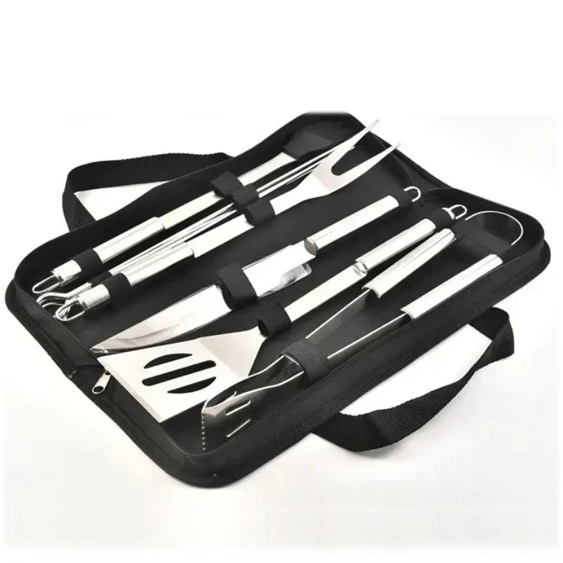 BBQ Grillbesteck mit Tragetasche (verschiedene Sets) - Kochschein