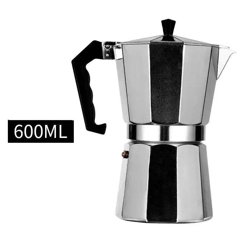 Italienischer Espressokocher aus Aluminium (6 Größen) - Kochschein