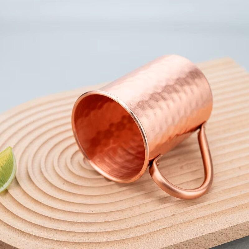 Wunderschöner Kupferbecher - Moscow Mule Tasse - 400ml (Sets) - Kochschein