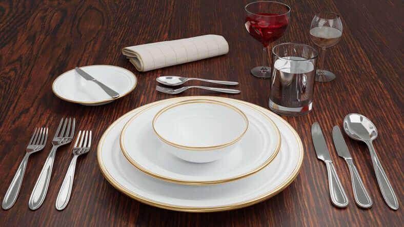 Knigge am Tisch - Die goldenen Besteck Regeln - Kochschein