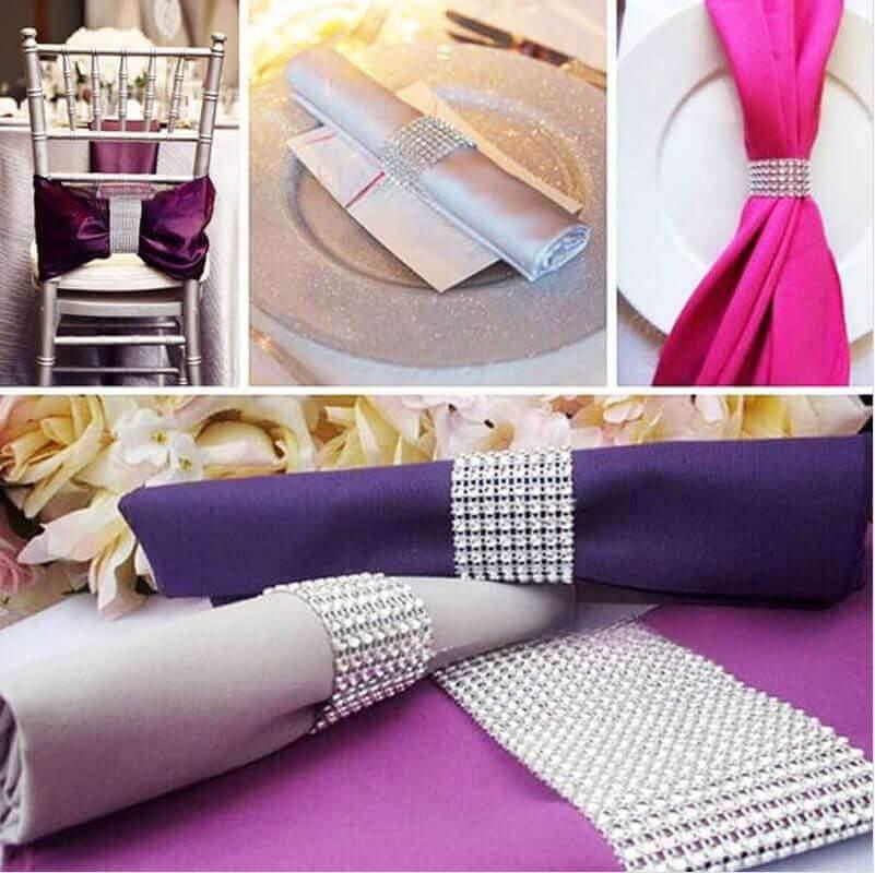 NAPKIN RINGS Luxus Serviettenringe - 10er Set (viele Farben) - Kochschein