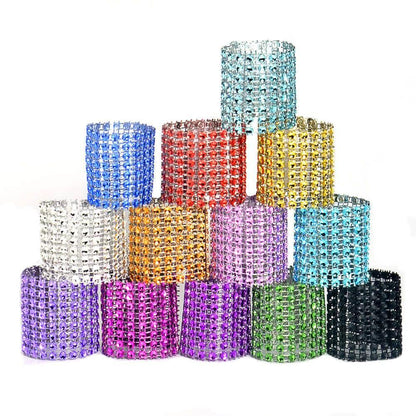 NAPKIN RINGS Luxus Serviettenringe - 10er Set (viele Farben) - Kochschein