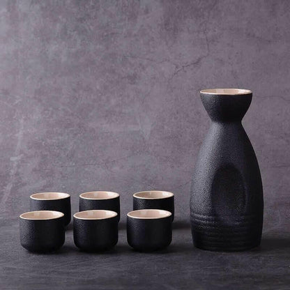 Komplettes Sake Trinkset aus Keramik (Zwei Varianten und Farben) - Kochschein