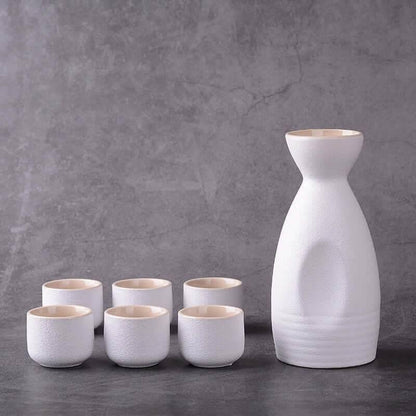 Komplettes Sake Trinkset aus Keramik (Zwei Varianten und Farben) - Kochschein