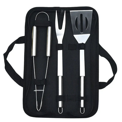 BBQ Grillbesteck mit Tragetasche (verschiedene Sets) - Kochschein