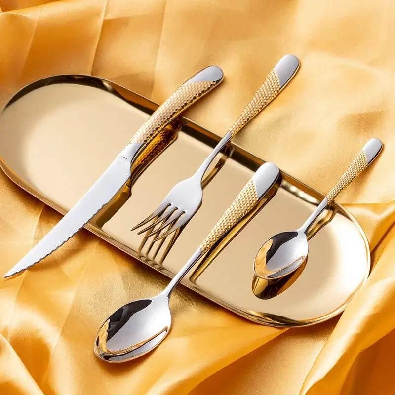 Besteckset 18/10 Edelstahl | DEKOR (zwei Varianten und Sets) - Kochschein