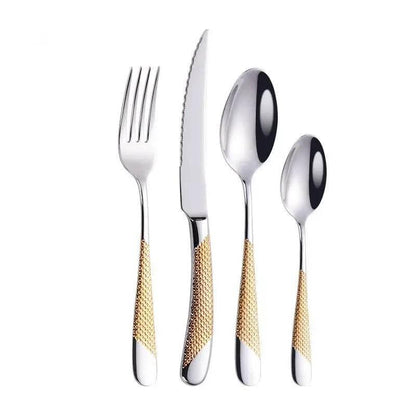 Besteckset 18/10 Edelstahl | DEKOR (zwei Varianten und Sets) - Kochschein