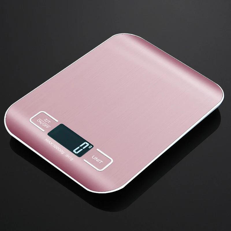 Digitale Küchenwaage Edelstahl - 10kg USB (2 Farben) - Kochschein