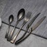 Extravagantes schwarzes Edelstahl Besteck Set (Einzeln bestellen) - Kochschein
