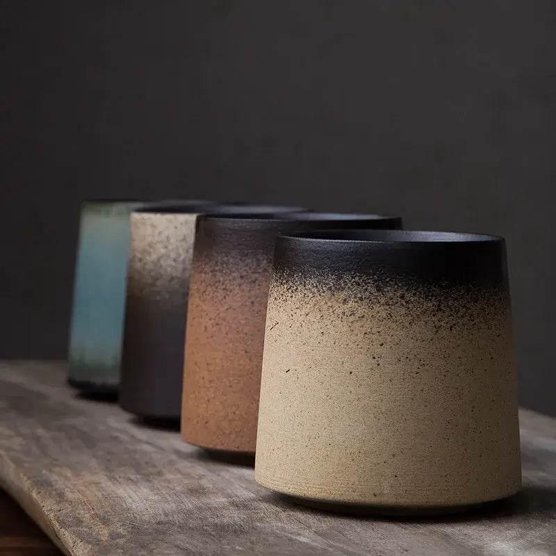 Elegante Keramiktasse mit stylischer Farboberfläche (5 Farben Varianten) - Kochschein
