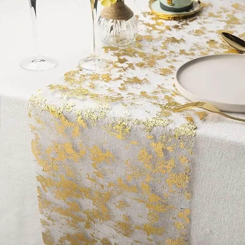 Eleganter Glitzer Tischläufer (2 Größen und 3 Farben) - Kochschein