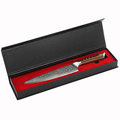 Elegantes Chef Damastmesser 20cm – Präzision trifft pure Eleganz | 67-Lagen - Kochschein