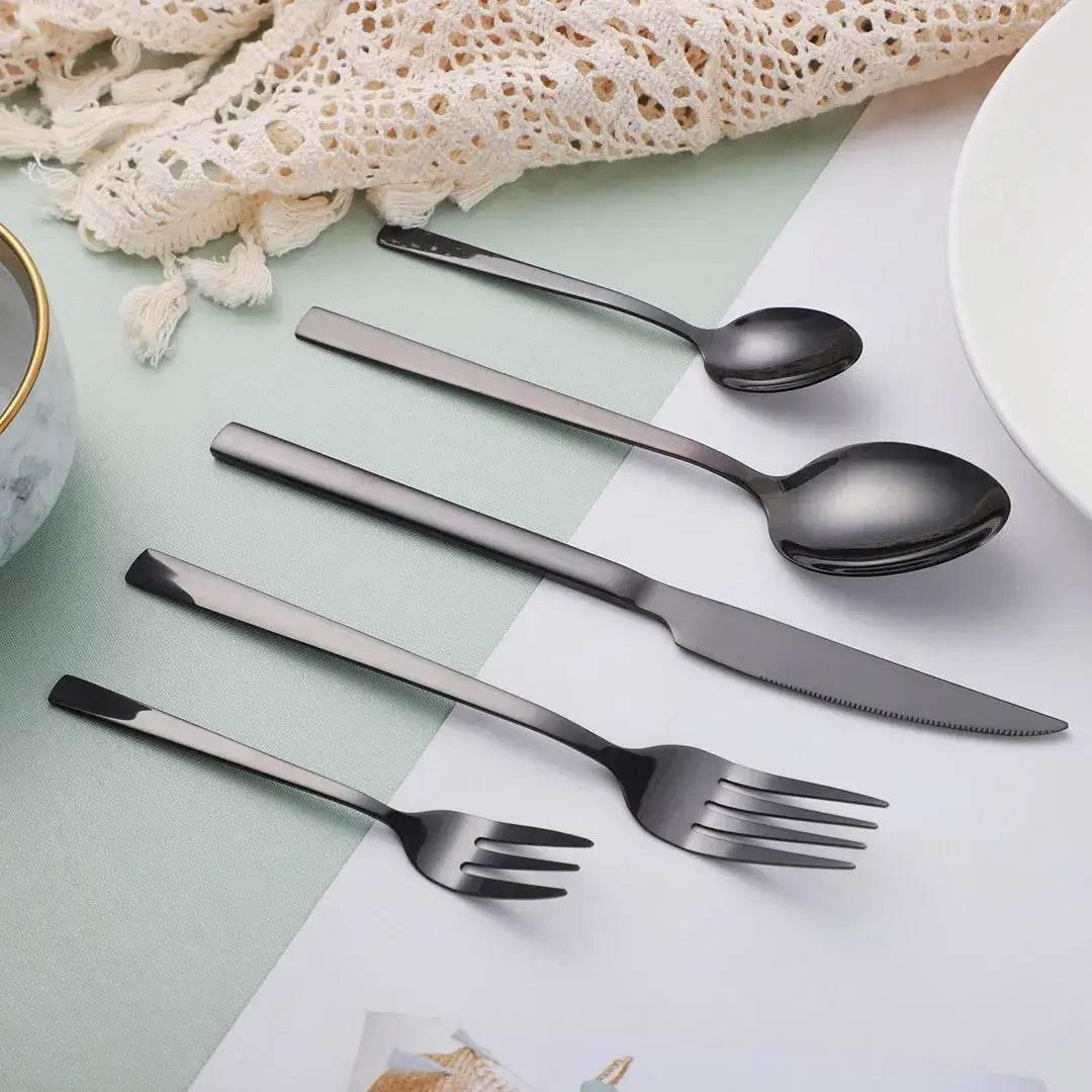 Extravagantes Besteck Set 20-teilig Edelstahl | PUR (verschiedene Farben) - Kochschein