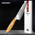 HEZHEN Utility Damastmesser Flagship 5" | 73 Lagen - Holzgriff und Geschenkbox - Kochschein