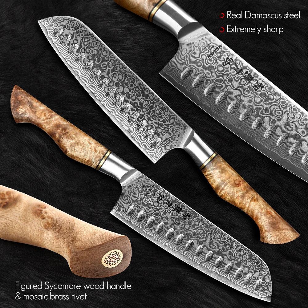 HEZHEN Damastmesser SET - Master Series | 67-Lagen (Einzeln oder Sets) - Kochschein