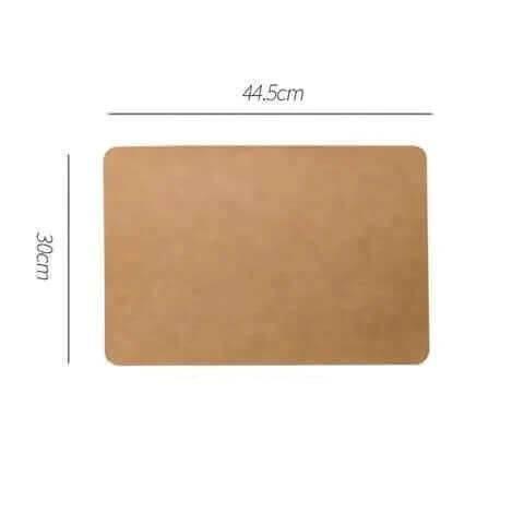 Exklusive Kunstleder Tischset (verschiedene Farben) - Kochschein