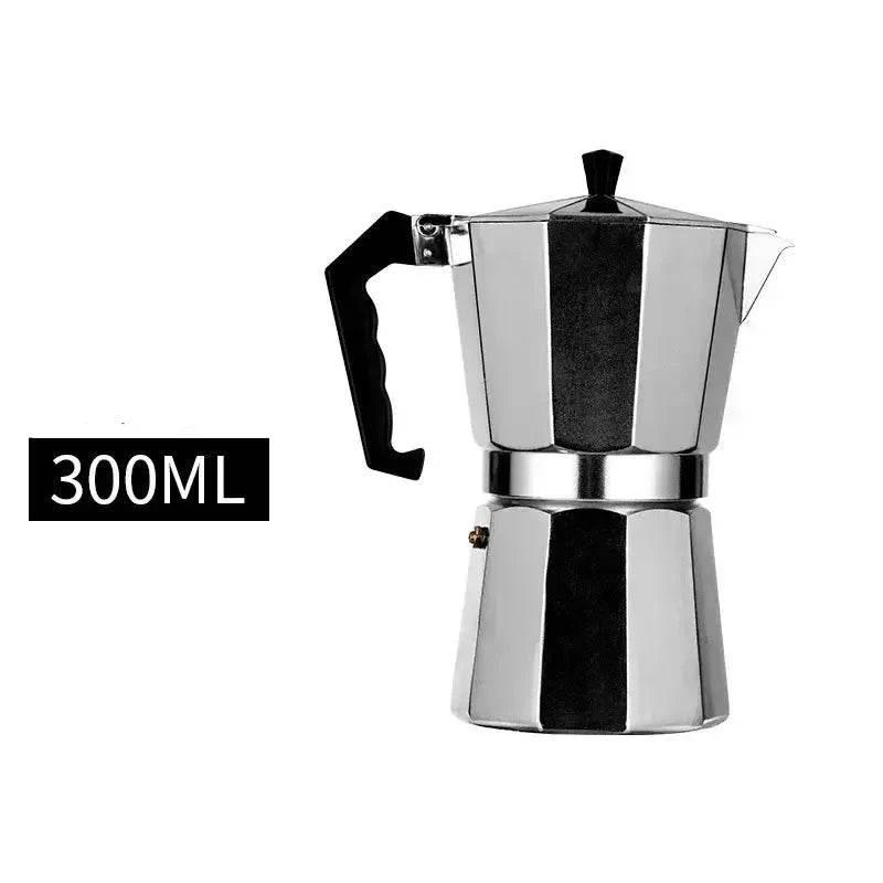 Italienischer Espressokocher aus Aluminium (6 Größen) - Kochschein