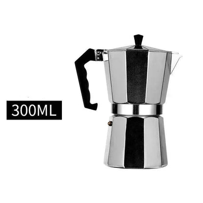 Italienischer Espressokocher aus Aluminium (6 Größen) - Kochschein