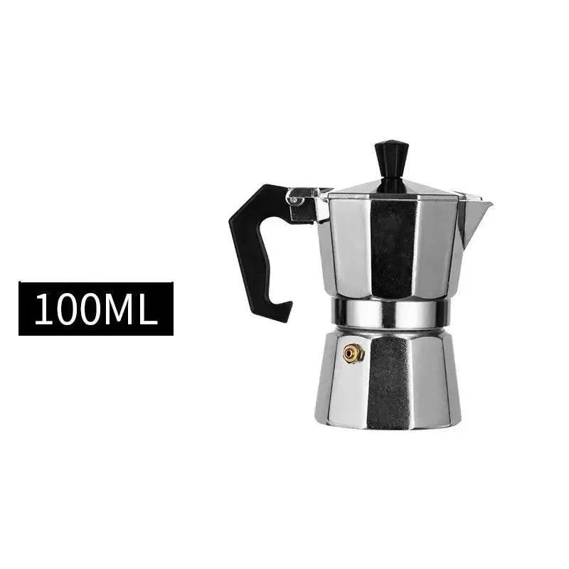 Italienischer Espressokocher aus Aluminium (6 Größen) - Kochschein