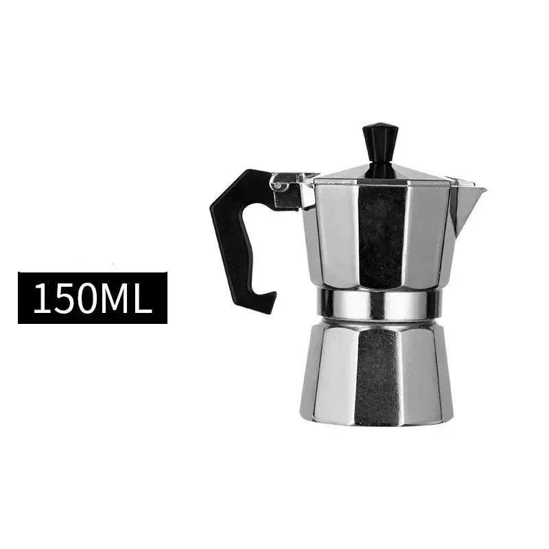 Italienischer Espressokocher aus Aluminium (6 Größen) - Kochschein