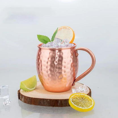 Bauchiger Kupferbecher - Moscow Mule Tasse - 350ml (Sets) - Kochschein