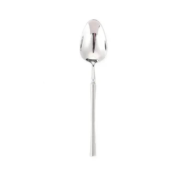 Luxuriöses silbernes Besteck Set aus Edelstahl (Einzeln oder im Set bestellbar) - Kochschein