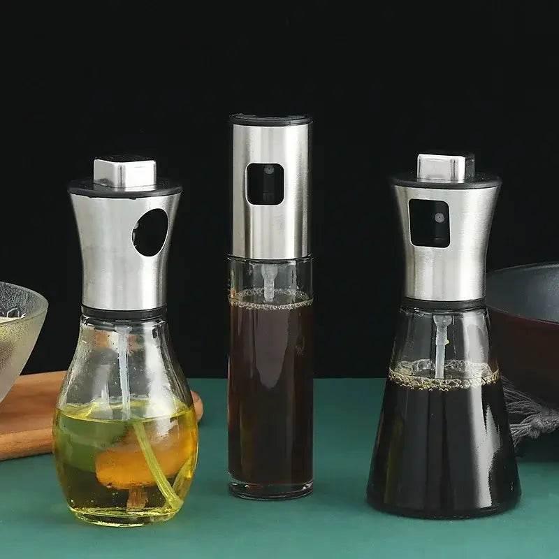 Öl Sprühflasche aus Glas - Küche BBQ Heißluftfriteuse (2 Designs verfügbar) - Kochschein