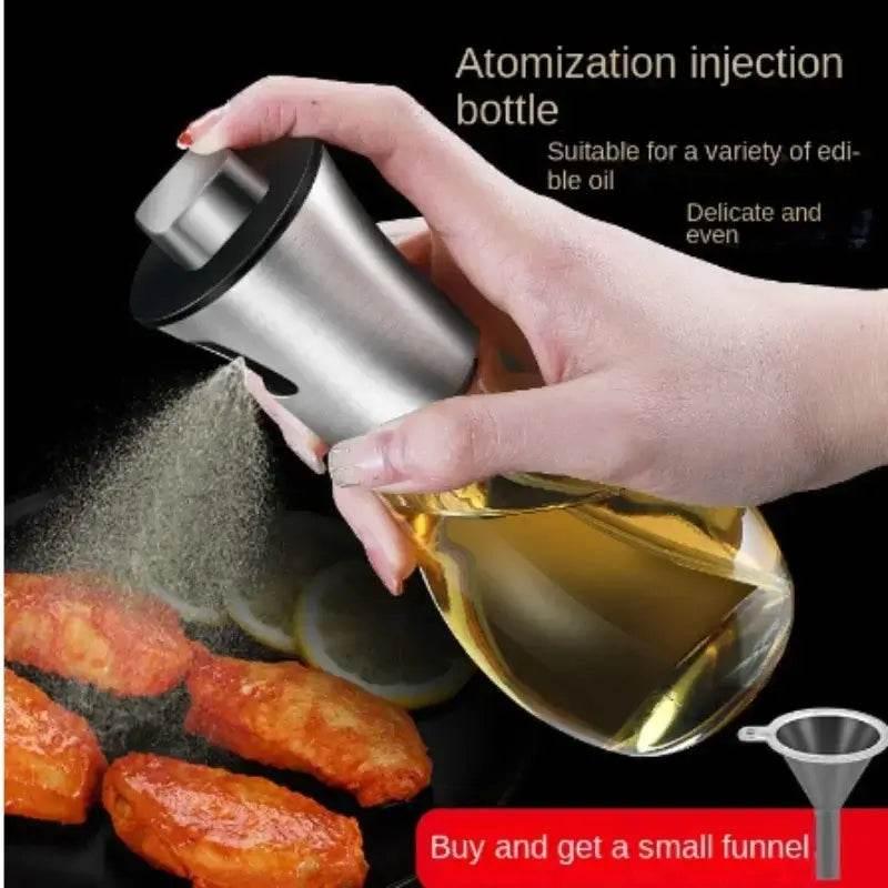 Öl Sprühflasche aus Glas - Küche BBQ Heißluftfriteuse (2 Designs verfügbar) - Kochschein