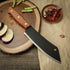 Premium Sapeli Edelstahl Küchenmesser 20 cm - Scharf und Langlebig - Kochschein