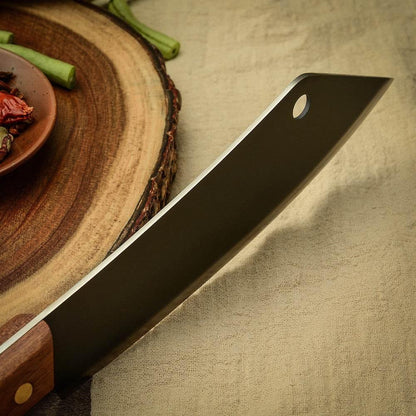 Premium Sapeli Edelstahl Küchenmesser 20 cm - Scharf und Langlebig - Kochschein