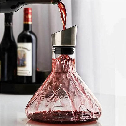 Edler Eisberg Wasserfall Rotwein Dekanter 1500ml (vier Varianten) - Kochschein