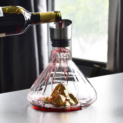 Edler Eisberg Wasserfall Rotwein Dekanter 1500ml (vier Varianten) - Kochschein
