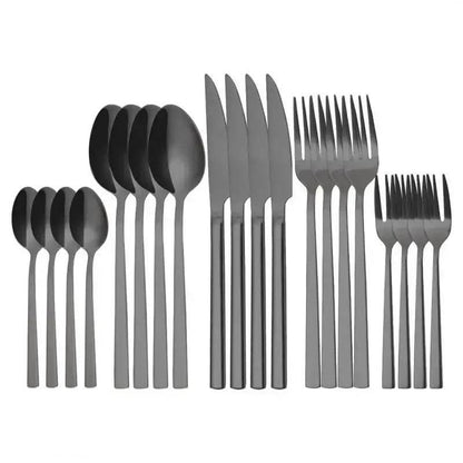 Extravagantes Besteck Set 20-teilig Edelstahl | PUR (verschiedene Farben) - Kochschein