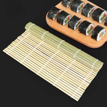 Sushi Rolle - Matte aus hochwertigem frischem Bambus - Kochschein