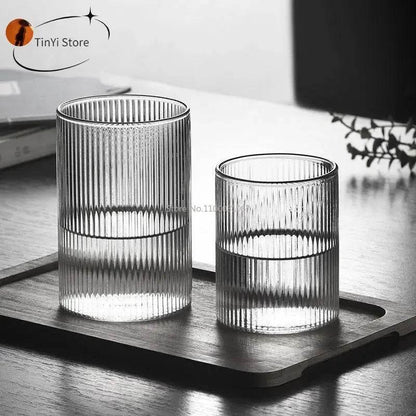 TINYI Wunderschönes bleifreies Trinkglas - Wasserglas (1/3/6er Set) - Kochschein