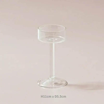 Stilvolles Glas Teelichthalter Set (in drei Größen) - Kochschein