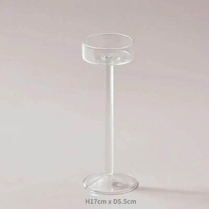 Stilvolles Glas Teelichthalter Set (in drei Größen) - Kochschein