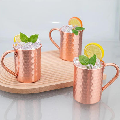 Wunderschöner Kupferbecher - Moscow Mule Tasse - 400ml (Sets) - Kochschein