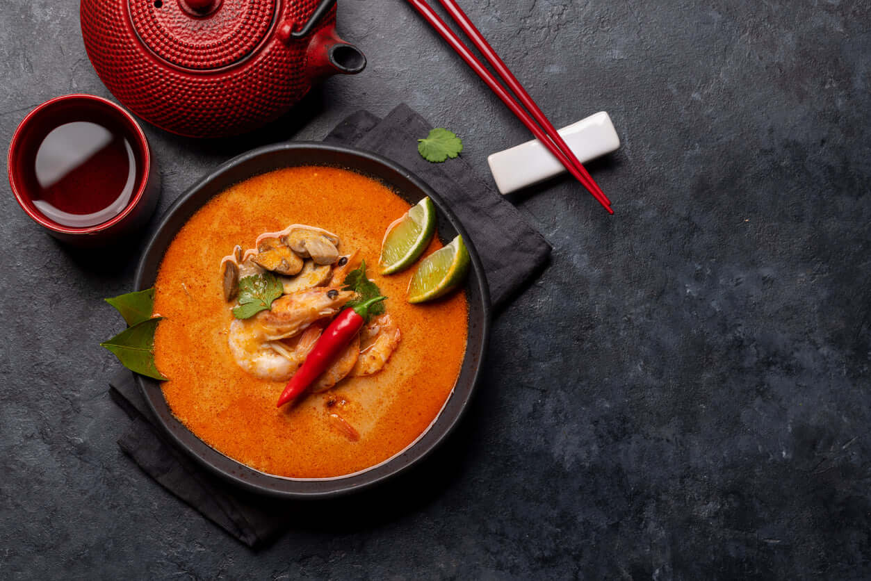 Asiatische Küche mit Currys - Kochschein